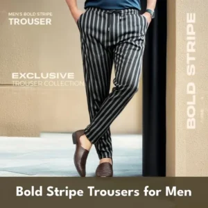 Mens Premium Bold Stripe Trouser – (code 013)