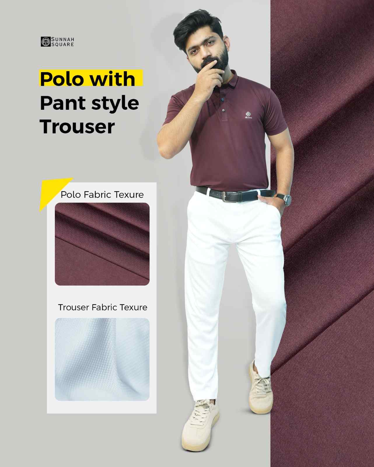 Chian-polo-combo-with-pant-style-main-Maroon-White