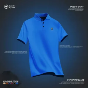 Mens China Polo T-shirt (Blue- color)